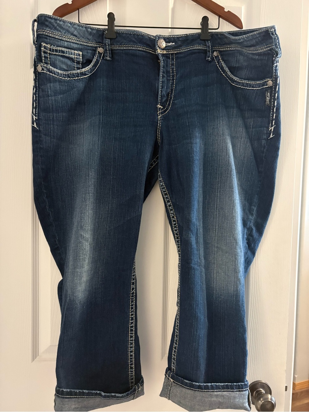 Silver Jeans Co. Suki Mid Slim Capri Jeans Women’s Size 22